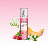 Wottagirl! Cupid Heart & Currant Crush Body Splash Combo for Women, 2×135ml | Long-Lasting Fresh Fruity Floral Body Mist | Melon, Red Fruits, Strawberry & Rose Notes | Everyday Wear | Skin-Friendly
