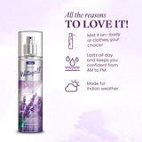 Wottagirl! Lavender Breeze Body Splash, 150ml | Long-Lasting Floral Fragrance for Women | Dreamy Lavender Notes | Soothing Scent, Skin-Friendly