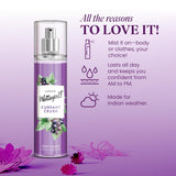Wottagirl! Currant Crush Body Splash 135ml | Long-Lasting Fresh & Fruity Floral Body Mist for Women | Strawberry, Blackcurrant & Rose Notes