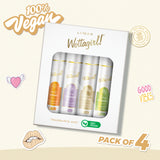 Wottagirl Vegan Fragrance Mist Discovery Set (4 x 25ml) - Travel Size Long-Lasting Perfume Gift Pack
