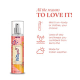 Wottagirl! Mandarin Twist Body Mist 150ml | Long-Lasting Fruity Fragrance for Women | Orange & Raspberry Notes
