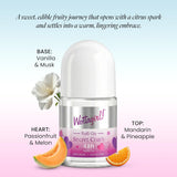 Wottagirl Underarm Roll On Combo (25ml × 2) – Mystic Island & Secret Crush | 48H Odour Protection | Alcohol-Free | Vegan Deodorant for Women
