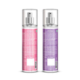 Wottagirl! Cupid Heart & Currant Crush Body Splash Combo for Women, 2×135ml | Long-Lasting Fresh Fruity Floral Body Mist | Melon, Red Fruits, Strawberry & Rose Notes | Everyday Wear | Skin-Friendly