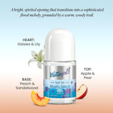 Wottagirl Underarm Roll On Combo (25ml × 2) – Mystic Island & Vanilla Twist | 48H Odour Protection | Alcohol-Free | Vegan Deodorant for Women